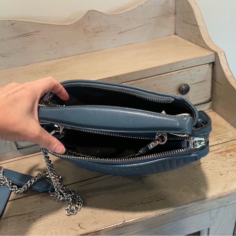 Fendi Dotcom Lambskin medium blue - Picture 4 of 11